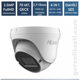 Hilook THC-T323-Z 2mp 2.7mm 13.5mm Motorize Ahd Dome Kamera